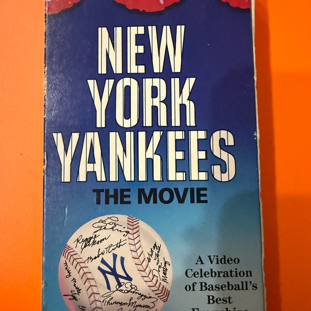 New York Yankees The Movie VHS Preowned